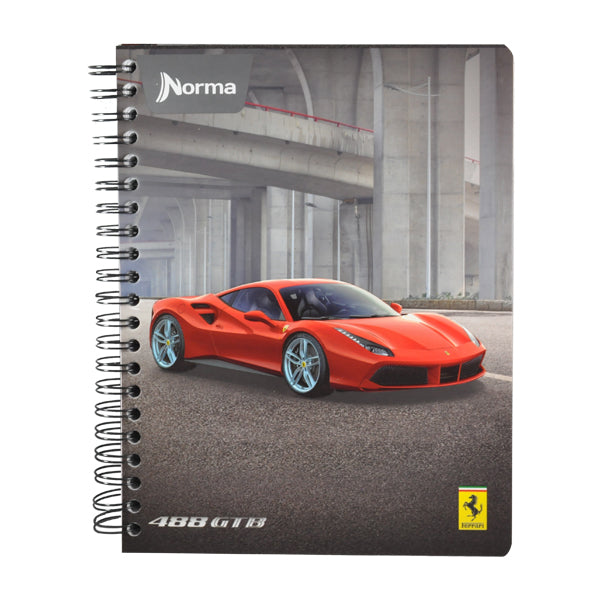 CUADERNO PROFESIONAL DOBLE ARGOLLA FERRARI 100 HJ RAYA NORMA MNK