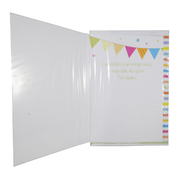 TARJETA FELICITACION BABY SHOWER CREATIVOS