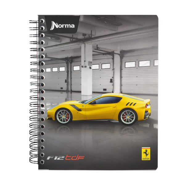 CUADERNO PROFESIONAL DOBLE ARGOLLA MULTIMATERIAS FERRARI 200 HJ RAYA NORMA MNK