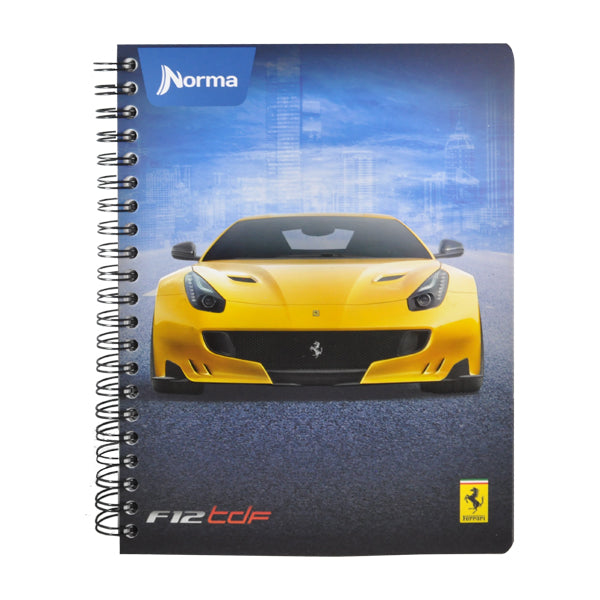 CUADERNO PROFESIONAL DOBLE ARGOLLA MULTIMATERIAS FERRARI 200 HJ RAYA NORMA MNK