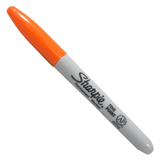 MARCADOR PERMANENTE SHARPIE FINO NARANJA NEWELL BEROL