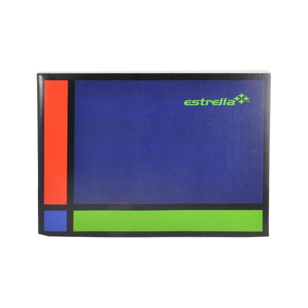CUADERNO ITALIANO ENGRAPADO 100 HJ BLANCO 264 ESTRELLA MNK