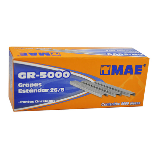 GRAPA ESTANDAR 26/6 5000 PZ GR-5000 MAE