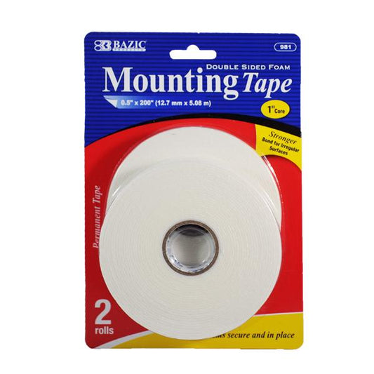 TAPE MOUNTING DOBLE CARA 0.5 981 BAZIC