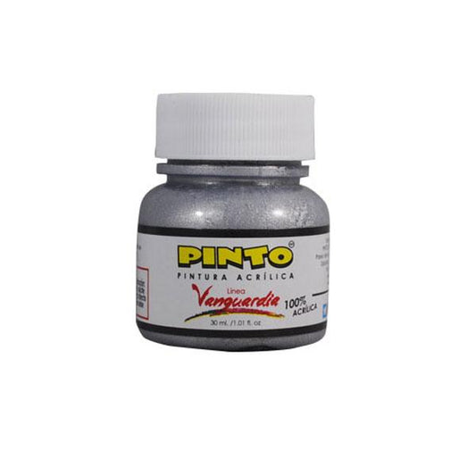 PINTURA ACRILICA METALICO 30 ML ALUMINIO 510 PINTO DISTRIBUIDORA