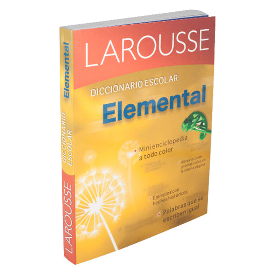 DICCIONARIO ESCOLAR ELEMENTAL AMARILLO 1131 LAROUSSE MNK
