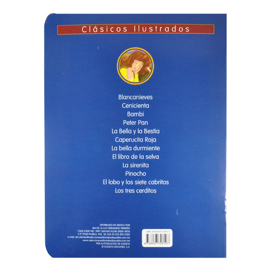 CUENTOS CLASICOS ILUSTRADO EDITORIAL PUEBLA MNK
