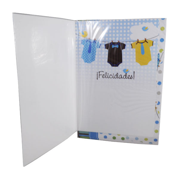TARJETA FELICITACION BABY SHOWER CREATIVOS