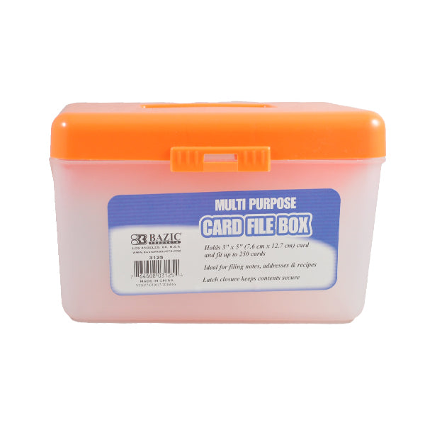 PORTATARJETA BRIGHT 3X5 PLASTICO 3125 BAZIC
