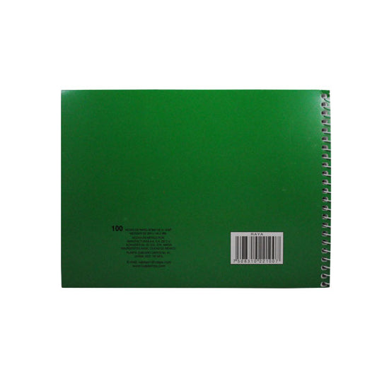 CUADERNO ITALIANO ESPIRAL COLIBRI 100 HJ RAYA MAN 8A MNK