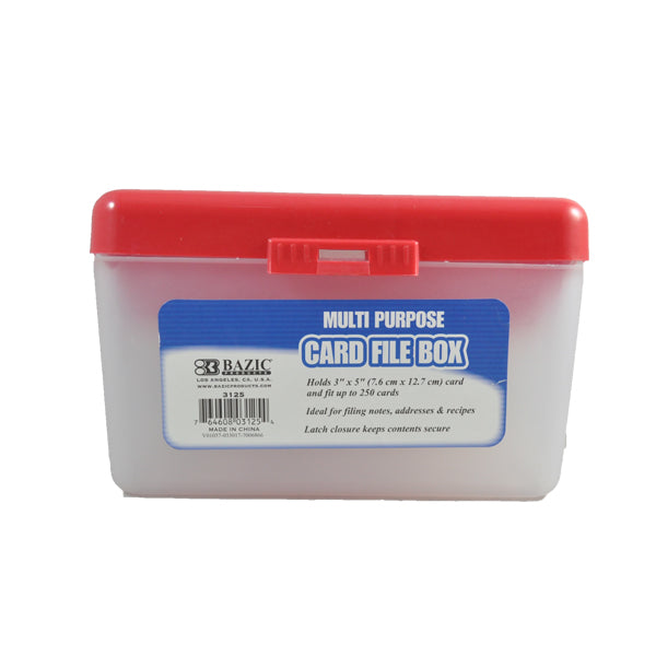 PORTATARJETA BRIGHT 3X5 PLASTICO 3125 BAZIC