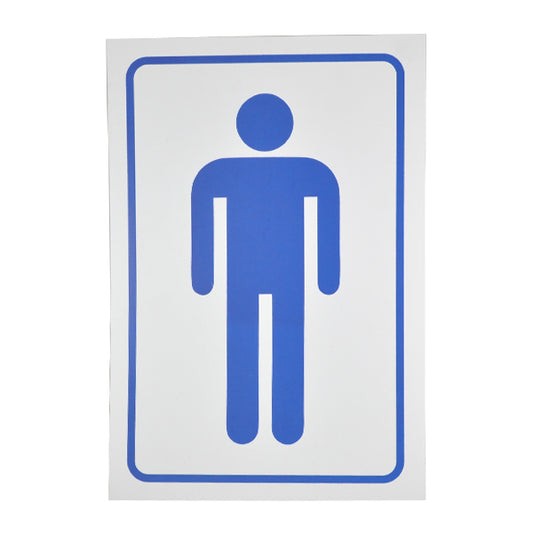 LETRERO ACRILICO 25X33 SANITARIO HOMBRES LETREROS