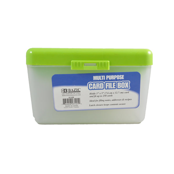 PORTATARJETA BRIGHT 3X5 PLASTICO 3125 BAZIC