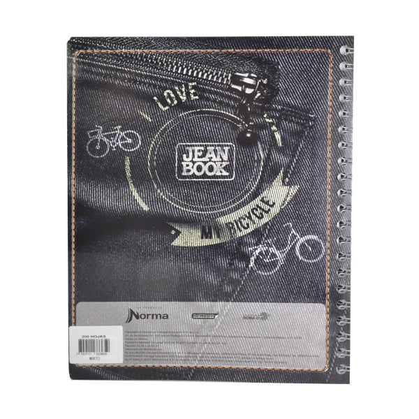 CUADERNO PROFESIONAL DOBLE ARGOLLA JEAN BOOK REVOLUTION 200 HJ MIXTO MULTIMATERIAS NORMA MNK