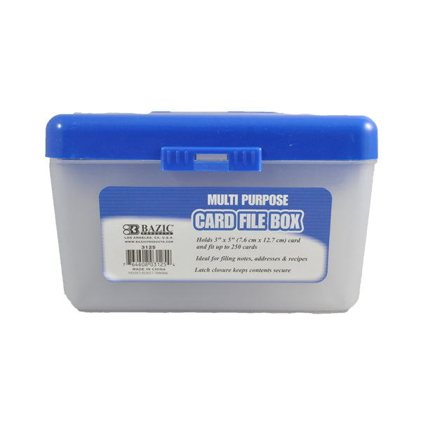 PORTATARJETA BRIGHT 3X5 PLASTICO 3125 BAZIC