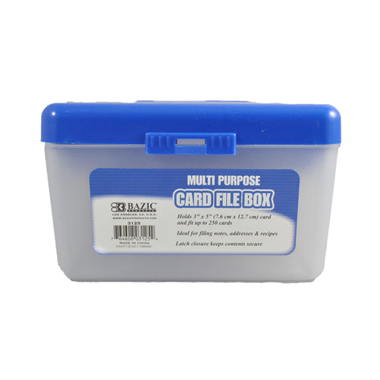 PORTATARJETA BRIGHT 3X5 PLASTICO 3125 BAZIC