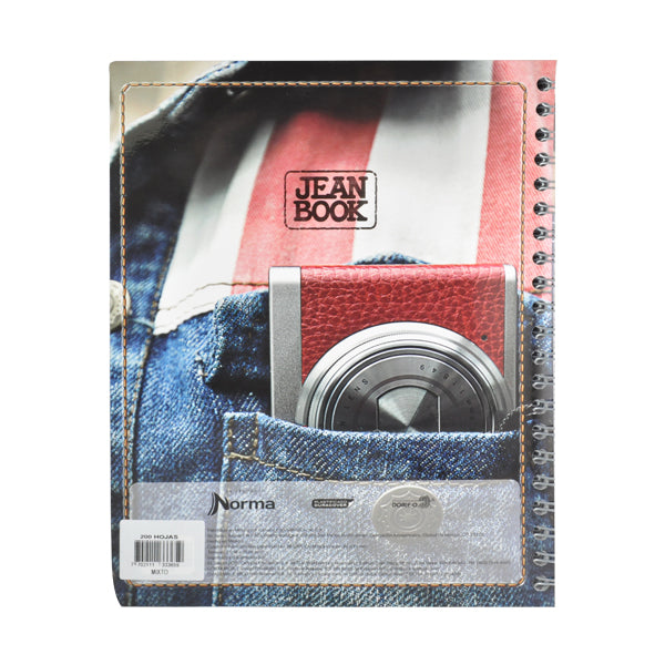 CUADERNO PROFESIONAL DOBLE ARGOLLA JEAN BOOK REVOLUTION 200 HJ MIXTO MULTIMATERIAS NORMA MNK