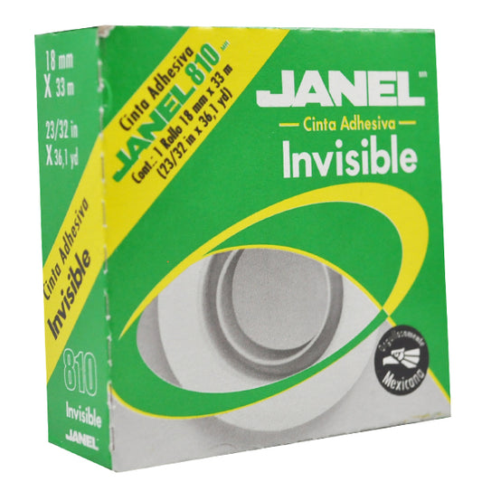 TAPE MAGICO INVISIBLE 18X33 810 JANEL