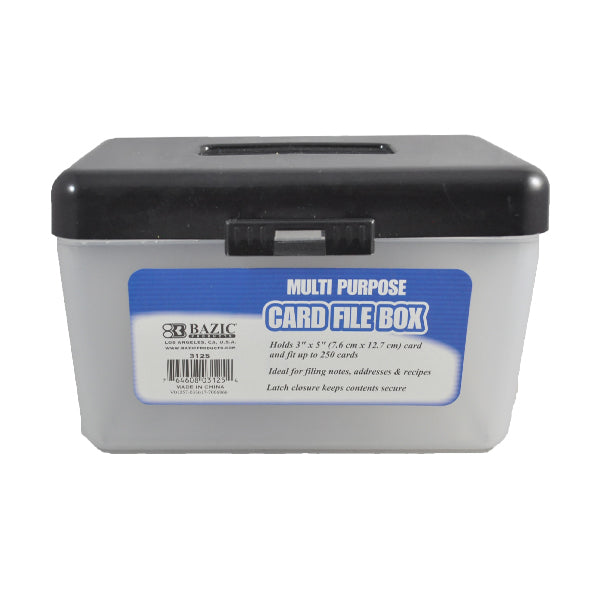 PORTATARJETA BRIGHT 3X5 PLASTICO 3125 BAZIC
