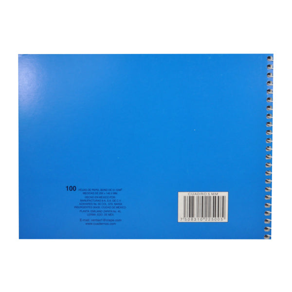 CUADERNO ITALIANO ESPIRAL COLIBRI 100 HJ C5 2500 MAN 8A MNK