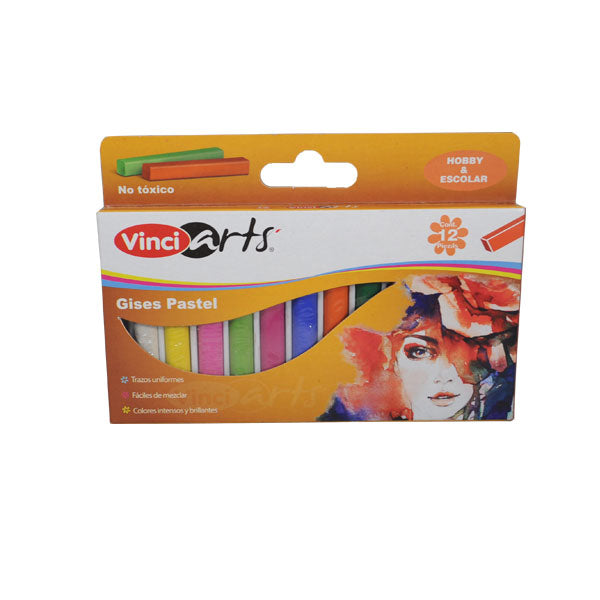 COLORES GIS PASTEL 12 PZ 52305 VINCI ARTS DIXON
