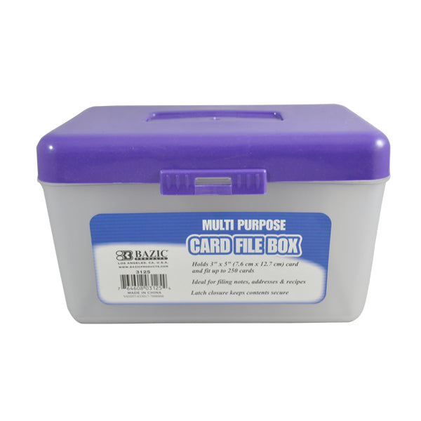 PORTATARJETA BRIGHT 3X5 PLASTICO 3125 BAZIC