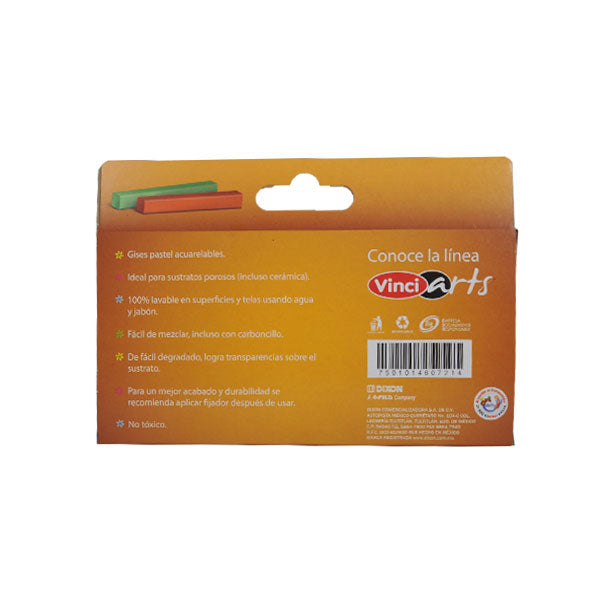COLORES GIS PASTEL 12 PZ 52305 VINCI ARTS DIXON