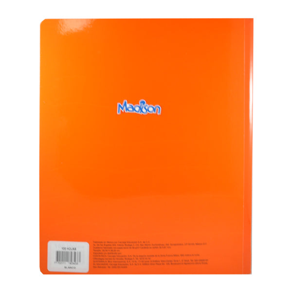 CUADERNO PROFESIONAL COSIDO MADISON 100 HJ BLANCO NORMA MNK