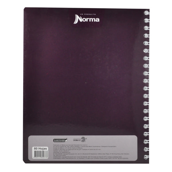 CUADERNO PROFESIONAL DOBLE ARGOLLA TEMATICO MUSICA 80 HJ RAYA NORMA MNK