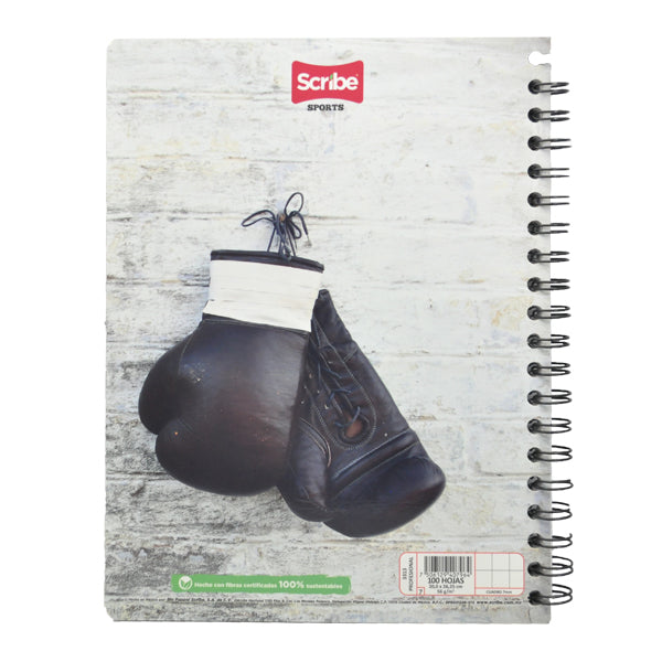 CUADERNO PROFESIONAL DOBLE ARGOLLA SPORT 100 HJ C7 SCRIBE MNK