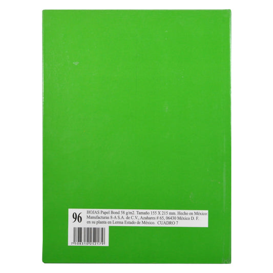 CUADERNO FRANCES PASTA DURA 96 HJ C7 6727 MAN 8A MNK