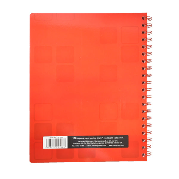 CUADERNO PROFESIONAL DOBLE ARGOLLA ROCA PLUS 100 HJ C5 5508 MAN 8A MNK