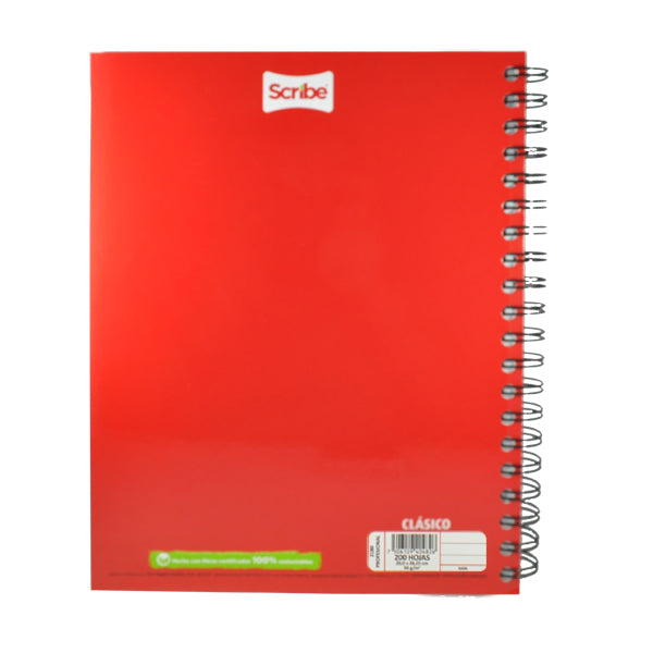 CUADERNO PROFESIONAL DOBLE ARGOLLA CLASICO 200 HJ RAYA SCRIBE MNK