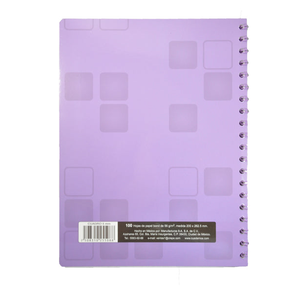 CUADERNO PROFESIONAL DOBLE ARGOLLA ROCA PLUS 100 HJ C5 5508 MAN 8A MNK