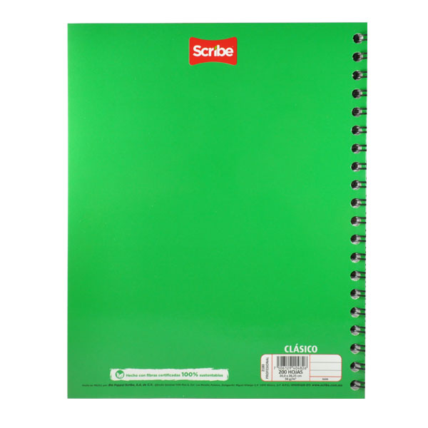 CUADERNO PROFESIONAL DOBLE ARGOLLA CLASICO 200 HJ RAYA SCRIBE MNK