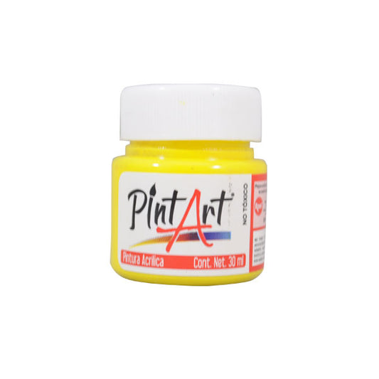 PINTURA ACRILICA 30 ML AMARILLO LIMON PINTART