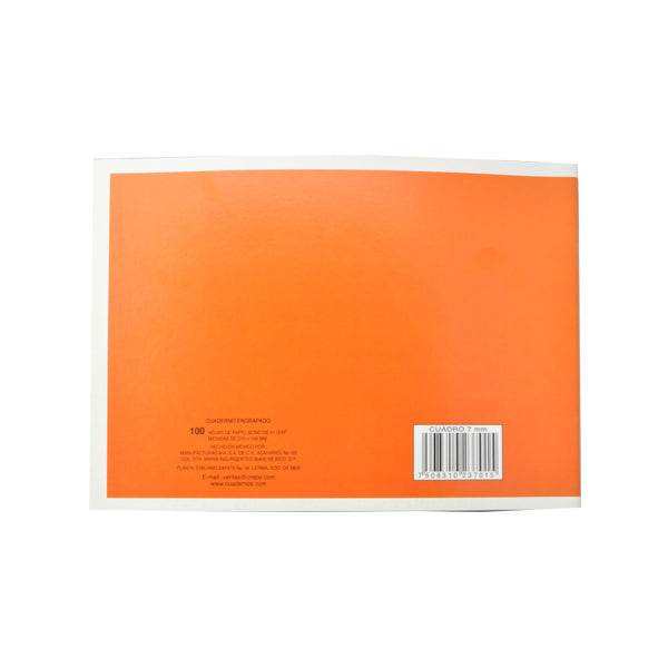 CUADERNO ITALIANO ENGRAPADO ROCA 100 HJ C7 3701 MAN 8A MNK