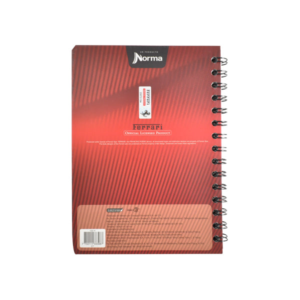 CUADERNO FRANCES DOBLE ARGOLLA FERRARI 100 HJ C7 NORMA MNK