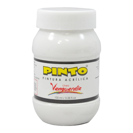 PINTURA ACRILICA 100 ML BLANCO TITANIO 701 PINTO DISTRUIDORA