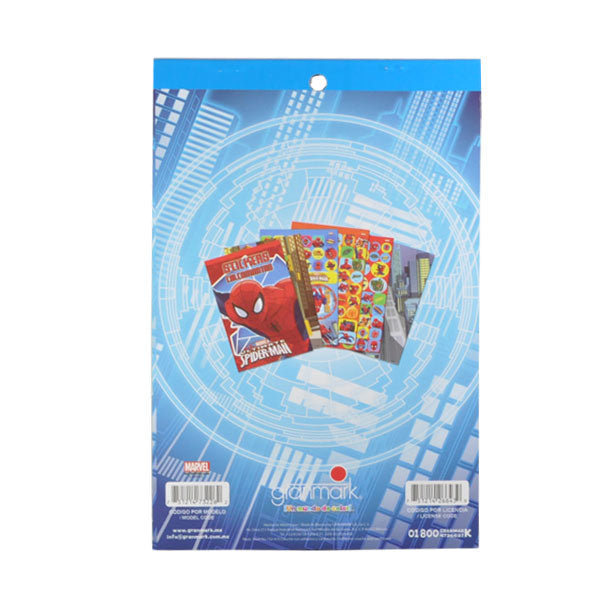 BLOCK CALCOMANIA SPIDER MAN GRANMARK