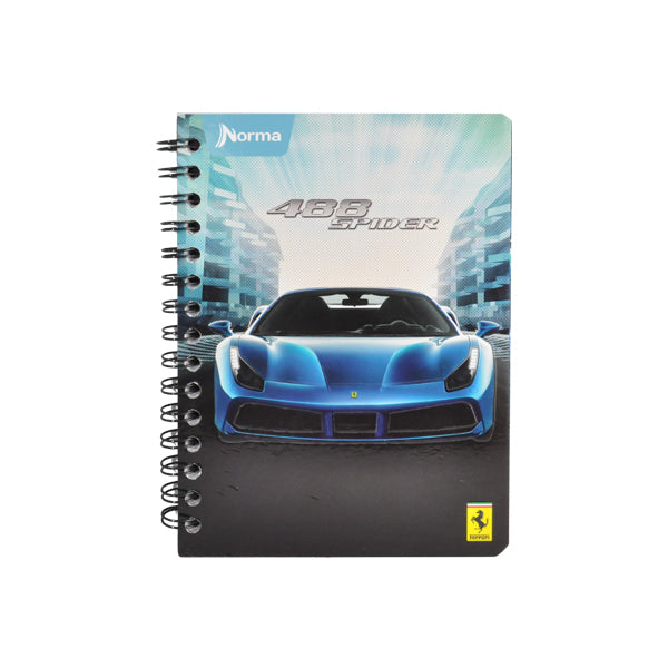 CUADERNO FRANCES DOBLE ARGOLLA FERRARI 100 HJ C7 NORMA MNK