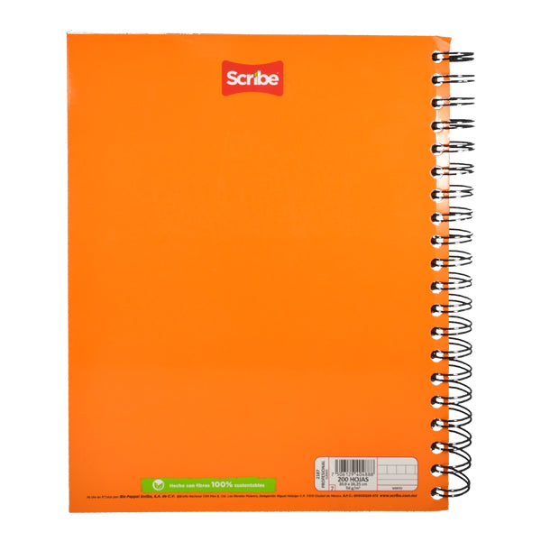 CUADERNO PROFESIONAL DOBLE ARGOLLA CLASICO 200 HJ MIXTO SCRIBE MNK