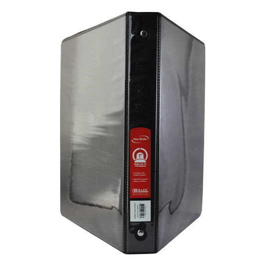 CARPETA 1 PULGADA C/MICA NEGRO 3122 BAZIC MNK