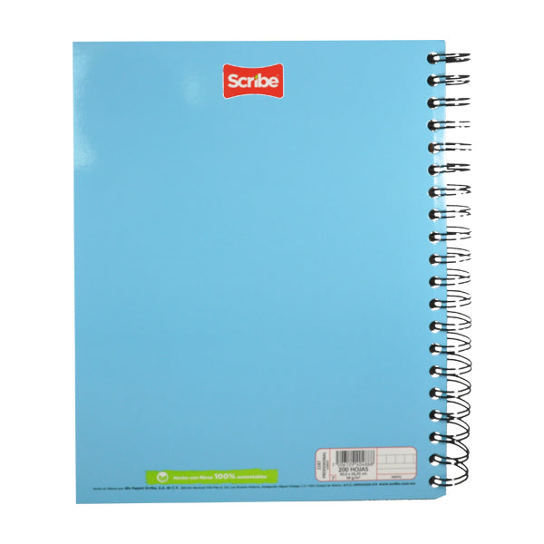 CUADERNO PROFESIONAL DOBLE ARGOLLA CLASICO 200 HJ MIXTO SCRIBE MNK