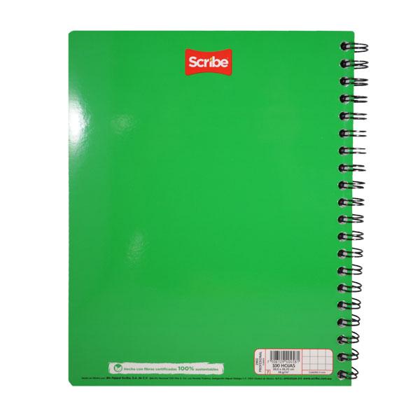 CUADERNO PROFESIONAL DOBLE ARGOLLA CLASICO 100 HJ C5 SCRIBE MNK