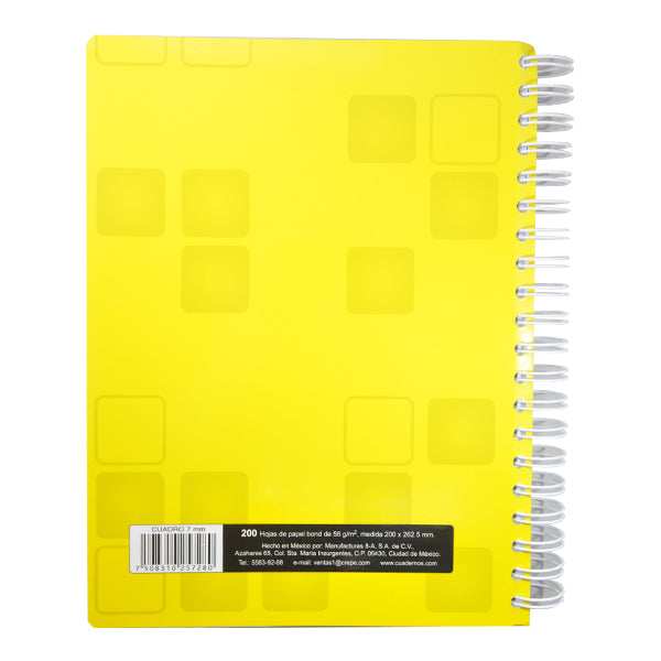 CUADERNO PROFESIONAL DOBLE ARGOLLA ROCA PLUS 200 HJ C7 MAN 8A MNK