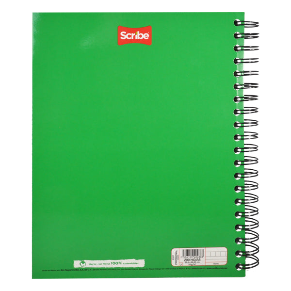 CUADERNO PROFESIONAL DOBLE ARGOLLA CLASICO 200 HJ MIXTO SCRIBE MNK