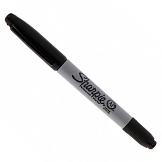 MARCADOR SHARPIE TWIN DOBLE PUNTA NEGRO NEWELL BEROL