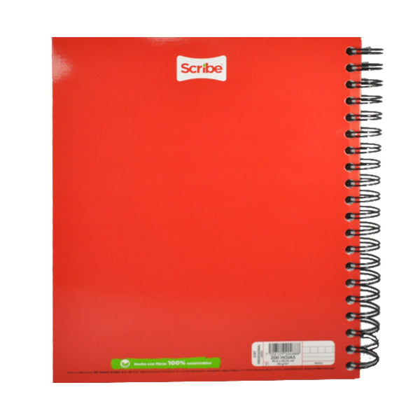 CUADERNO PROFESIONAL DOBLE ARGOLLA CLASICO 200 HJ MIXTO SCRIBE MNK