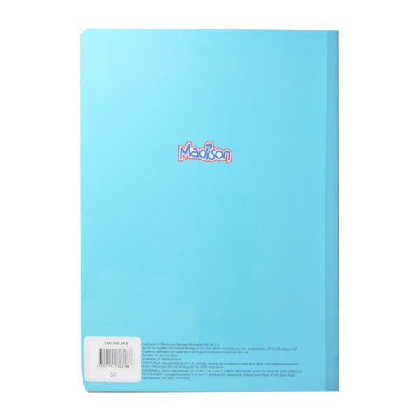 CUADERNO COLLEGE COSIDO MADISON 100 HJ C7 NORMA MNK